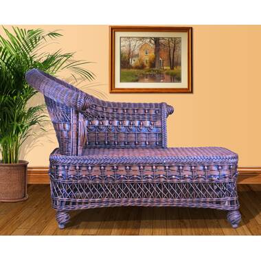 Wicker bench with online cushion